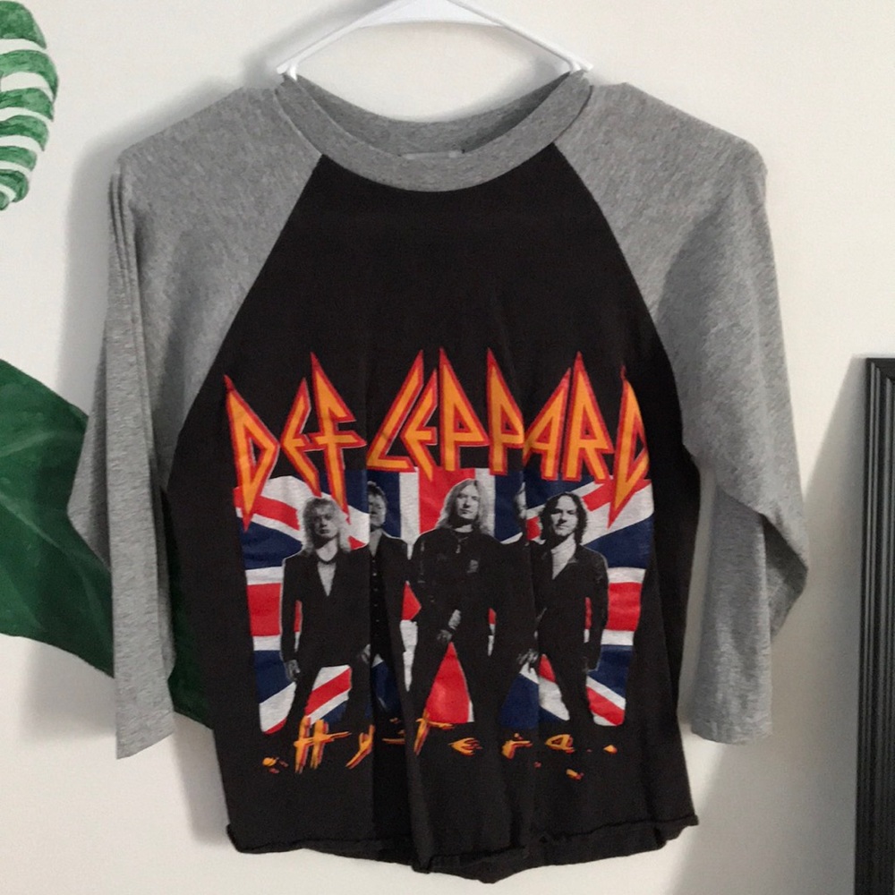 Def Leppard Crop Top